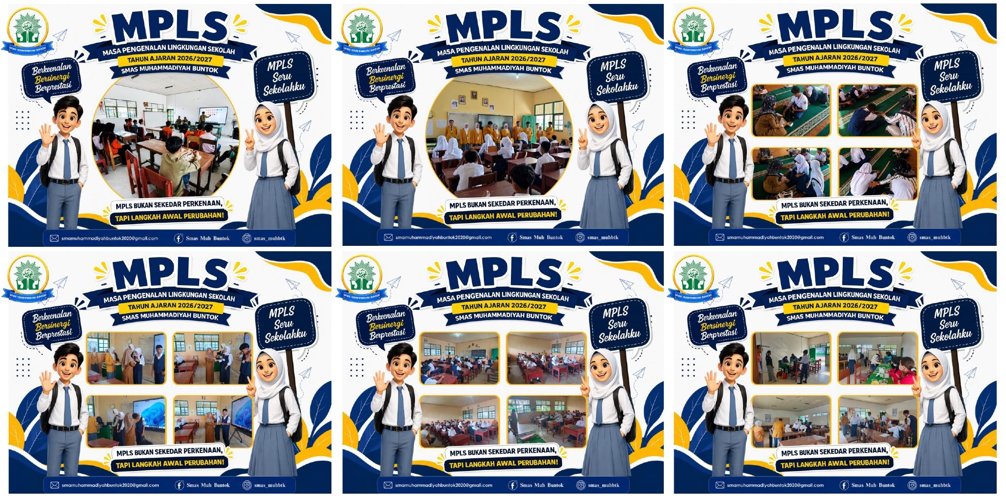 DOKUMENTASI KEGIATAN MPLS SMAS MUHAMMADIYAH BUNTOK